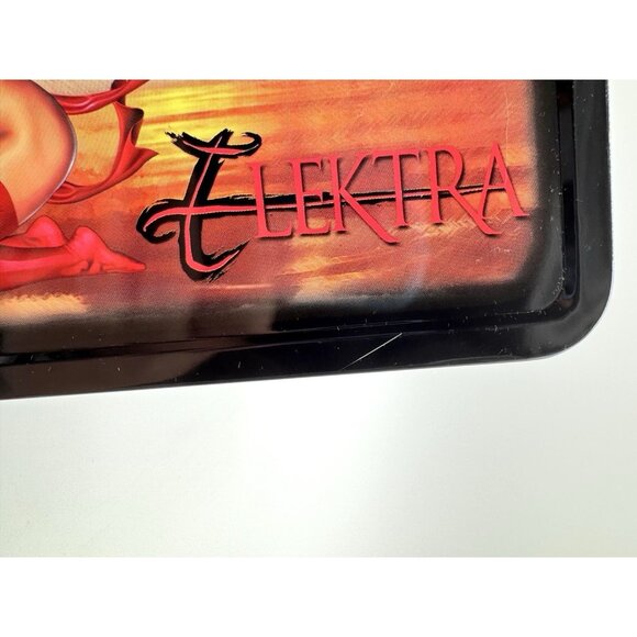 2001 Marvel Dynamic Forces Elektra Metal Lunch Box Artist Greg Horn - Picture 8 of 9